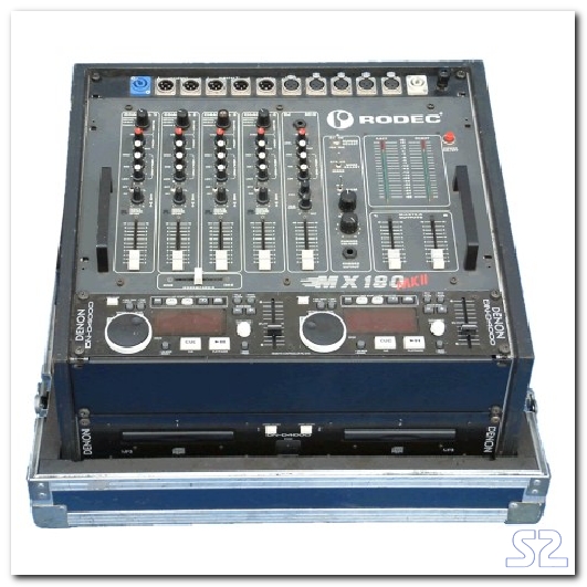 Je bekijkt nu DJ SET Rodec MX180 + CD Speler Denon 4500