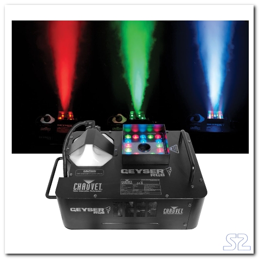 Je bekijkt nu Rookmachine Geyser Chauvet DJ+ RGB LED