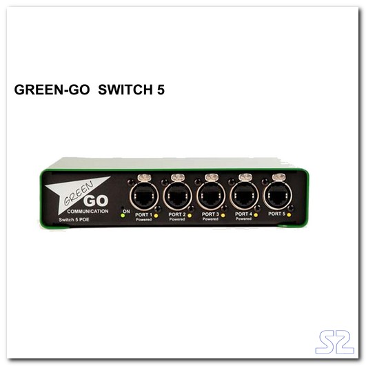 Je bekijkt nu Ethernet switch / PoE  GreenGo 5