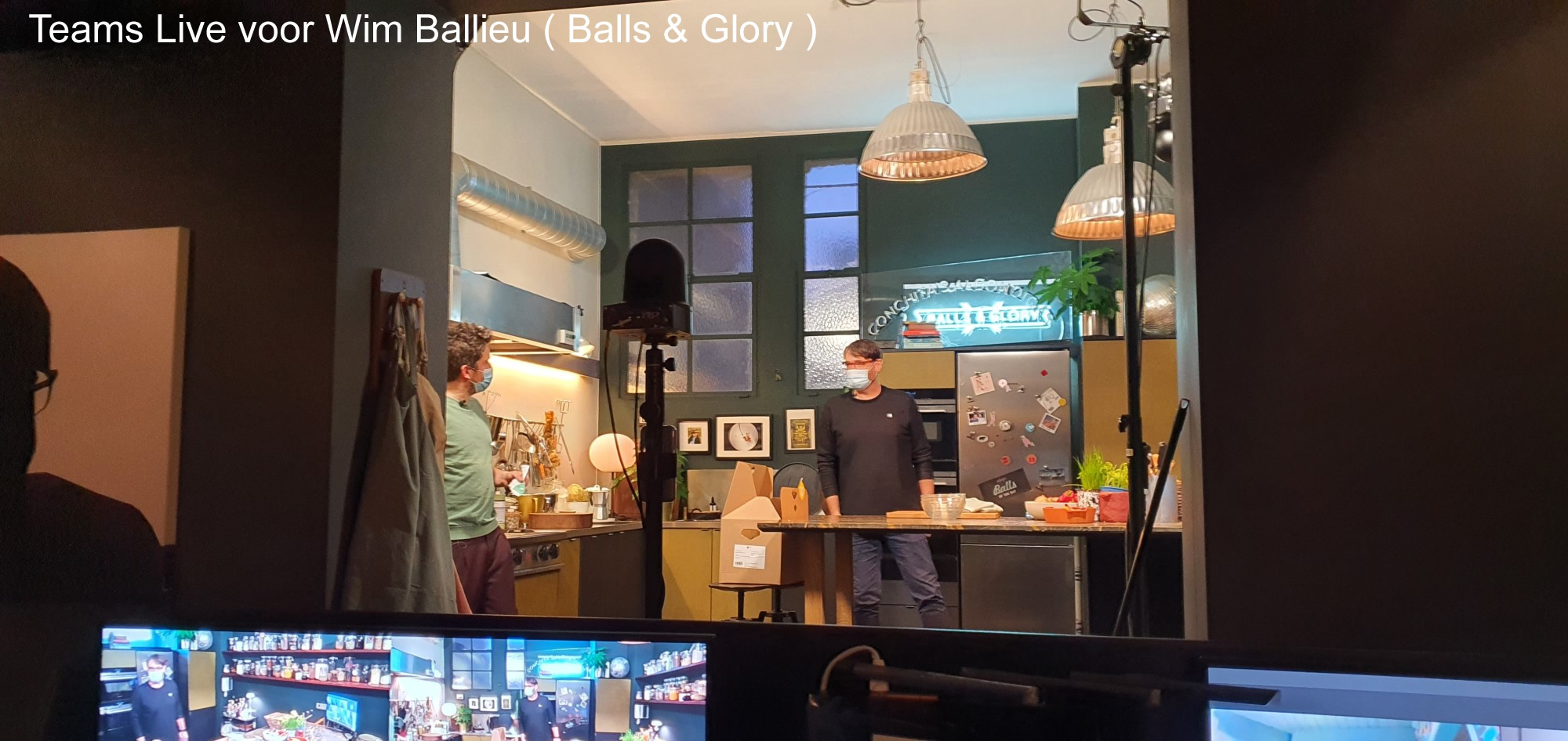 Teams Live voor Wim Ballieu ( Balls & Glory )2